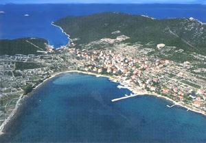 Charter-Kroatien-Sukosan: Blick auf die Insel Ist